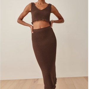 (NEVER WORN) Reformation Two Piece Set in XS